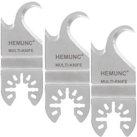 Hm-003m Hemunc 3pcs Oscillating Multitool Saw Blades Multi Tool Hook Knife Blad