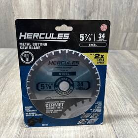 58736 Hercules 5 7/8 Inch Metal Cutting Saw Blade - 34 Carbide Teeth #58736