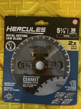 Ha25-b5 Hercules 5-3/8 Inch 30t Metal Cutting Circular Saw Blade #58113