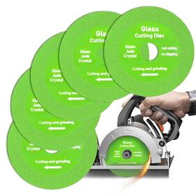 Sg00029 Heyseri Glass Cutting Disc Pack Of 5 Ultra-thin Diamond Saw Blade Suita