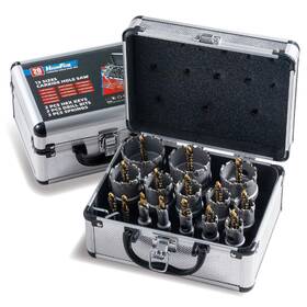 Hf104020 Highfire 20pcs Carbide Hole Saw Kit With Case Tipped Cutter Wit