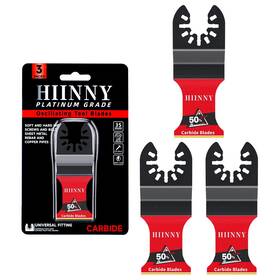 Bkbi966 Hiinny 3pcs Carbide Oscillating Tool Blades Heary Duty For Hard Material Professiona
