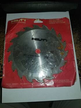 2191165 Hilti 7-1/4 Inch 18 Carbide Teeth Wood Circular Saw Construction Blade #935247