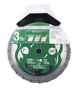 115430m Hitachi/matabo Hpt Metabo 7-1/4 Inch 24-tooth Framing/ripping Vpr Blade Pack Of 3