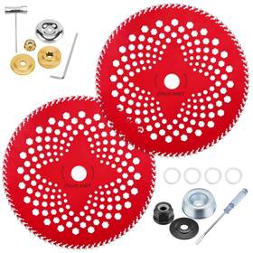 Hg0315 Hk 2pack 10 Inch X80t Carbide Tip Brush Cutter Blades Weed Eater For