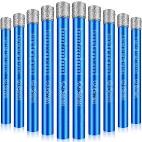 Hp012 Holimax Dry Diamond Drill Bits Set 10 Pcs 1/4 Inch 6mm Small Hole Saw Kit For Gra