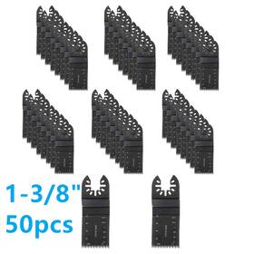 Hgf116956 Home-garden-fix 50 Pcs Oscillating Saw Blades - 1-3/8 Inch Multi Tool Kits Universal Oscillat
