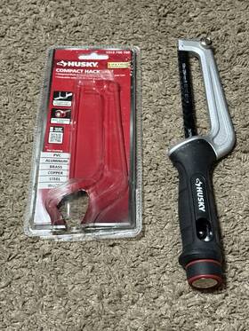 Husky 037103376503 10 Inch High Tension Mini Hacksaw Hmhack