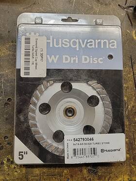 542793046 Husqvarna 542751314 Gw1 5 Inch Dri Disc Cup Concrete Masonry Stone Grinding Grinder