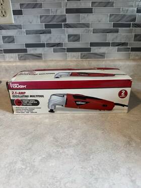Hyper Tough 889526181154 Oscillating Multitool 2.1 Amp With Accessories Open Box Free Shippin