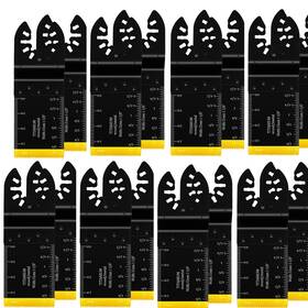 Hyshier 727467196021 16 Piece Set Professional Universal Titanium Oscillating Tool Blades Quick