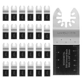 Hyshier 755205291851 25 Pcs Bi-metal Oscillating Saw Blades Universal Multi Tool For Metal