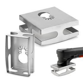 Ibrookauction 655887860645 2x Square/rectangle Slot For Oscillating Multi-tool Cut-in Single Gang Wall Box