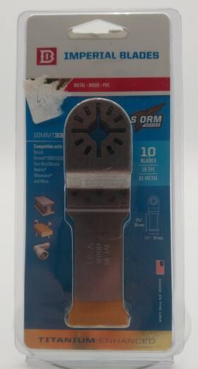 10mmt330 Imperial Blades 18 Tpi For Cutting Metal Wood And Pvc