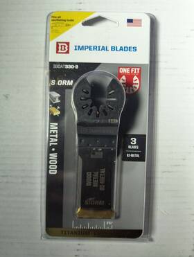 Iboat330-3 Imperial Blades One Fit 1-1/4 Inch Titanium Enhanced. Metal And 3 Pack