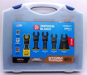 Iboatv-15 Imperial Blades J Blade Titanium Variety 15-pack