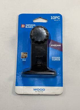 Ibsl250-10 Imperial Blades Starlock 2-1/2 Inch Power Curve Wood 10x Made In Germany