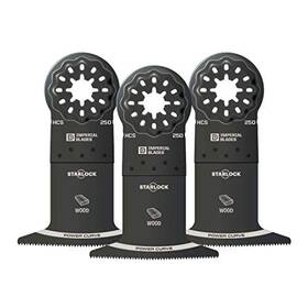 Ibsl250-3 Imperial Blades - Starlock 2-1/2 Inch Standard Power Curve Wood Blade 3pc