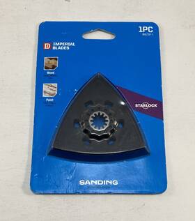 Ibsltsp-1 Imperial Blades Starlock 3-1/2 Inch Triangle Sanding Pad Made In Germany