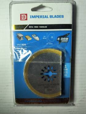 Enhanced3-1 Imperial Blades Mm410 Storm Titanium Enhanced3-1/8 Inch Oscillating Thin Metal/wood