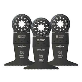 Ibsl337-3 Imperial Blades Starlock 2-1/2inch Standard Wood And Nails Blade 3pc