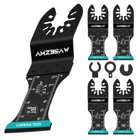 Inc 744759753380 5 Pcs Carbide Oscillating Tool Blades Professional Multi Kits For B