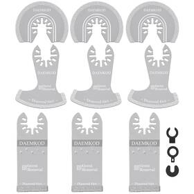 Dkjp0010 Inc 9 Pack Diamond Oscillating Tool Blade Professional Multitool Blades Grout Remo