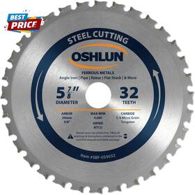 Sbf-059032  Inc. 5-7/8-inch 32 Tooth Mtcg Saw Blade With 20mm Arbor 5/8-inch Bushing