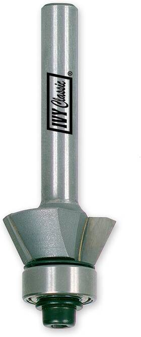10824 Industries 22-degree Bevel Laminate Trim Carbide Router Bit With Ball Bearing 1/4-in