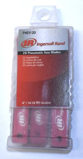 P4ev-20 Ingersoll Rand Lot Of 20 Pneumatic Saw Blades 4 Inch 14-18 Tpi Variable