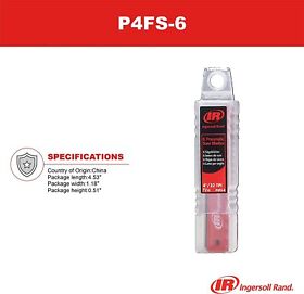 P4fs-6 Ingersoll Rand Air Reciprocating Saw Blades 6 Pack
