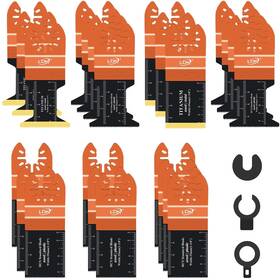 Inspire-market 705353033483 24pc Oscillating Tool Blades Professional Titanium Universal Multitool F