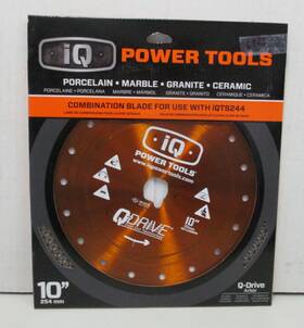 Iq Power Tools 705464788708 10 Inch Combination Blade Porcelain Marble Granite Ceramic