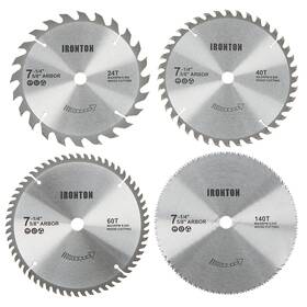 Df220624-4 Ironton 5032706 4-pc. Circular Blade Set 7-1/4 Inch Dia. Model#