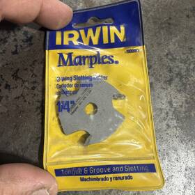 1900983 Irwin 190093 Marples 3-wing Slotting Cutter 1/4 Inch