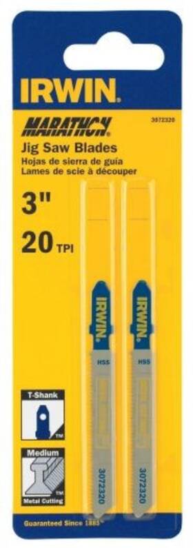 3072320 Irwin Jigsaw Blade 3 Inch Bi-metal
