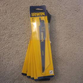 372606-c Irwin 372606c - Model# Carbide Recipricating Saw Blade 6 Inch Tpi New 5 Pcs