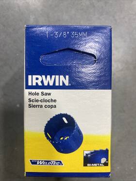 373138bx Irwin Bi-metal Hi Speed Steel 1-3/8 Inch Hole Saw - Made In Usa