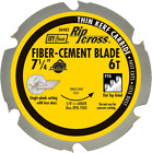 36482 Ivy Classic 7-1/4inch 6 Tooth Fiber-cement Cutting Carbide 7-1/4-inch
