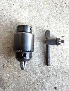 34-33c Jacobs 0-1/2 Inch Chuck Threaded Collar Delta Rockwell Craftsman Drill Press