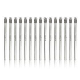 Jm01-1401001hs Jamiikury 1/8 Inch / 3mm Diamond Hole Saw Drill Bits Glass Tile - Pack Of 15