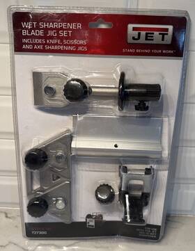 727300 Jet Wet Sharpener Blade Jig Set - Knife Scissors Axe Sharpening 3pc