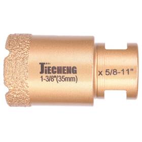 Jiecheng 769044573719 Diamond Core Drill Bit 1-3/8 Inch Hole Saw For Granite Quartzite Ma
