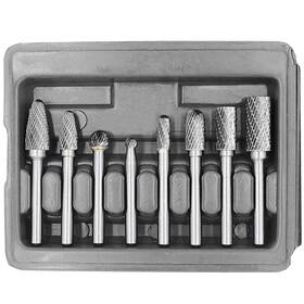 Jonmon 425553084314 Carbide Burr Set - 8pcs Tungsten Double Cut Rotary Files 1/4 Shank Sh
