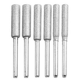 Jonmon 973988690379 Burr Grinding Stone File - 6pcs 3mm Shank 5/32 Inch 3/16 7/32 Diamond Ch