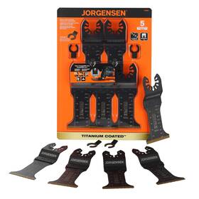 Jorgensen 044295708326 5 Pack Oscillating Saw Blades Bi-metal Multitool With 2 Adapters Tit