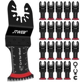 Jtweb 736385998471 Japanese Tooth Oscillating Saw Blades Wood 20pcs Arc-shaped Edge Multi