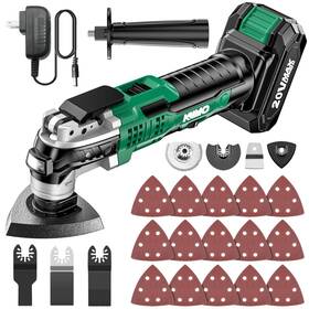 L23q3 K I M O. Kimo 20v Cordless Oscillating Tool Kit With 26-pcs Accessories Max 21000 Opm