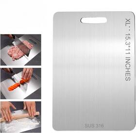 Kkc4182 K&k Choice Premium Sus 316 Titanium Cutting Board 100% Pure Boards For