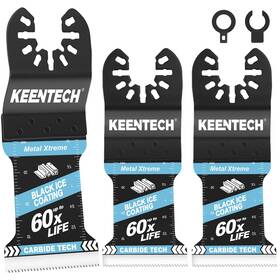 Kt-osb003phb Keentech Black Ice Oscillating Tool Blades With Extended Lifespan And Enhanced Precision